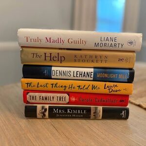 6 Hardback Book Bundle: Popular Fiction